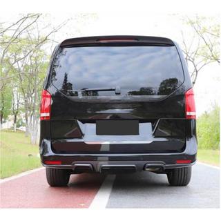 Achterbumper diffuser V3 (voor V-Class 2014-2019, carbon) foto 3