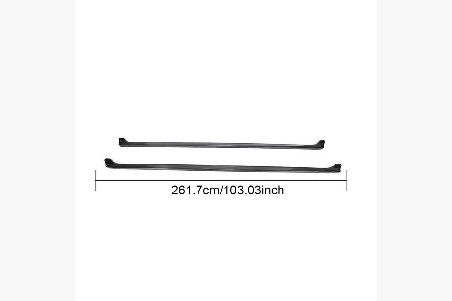 Mercedes Vito/V-klasse W447 2014– Sideskirts (lange wielbasis, carbon) Foto 6