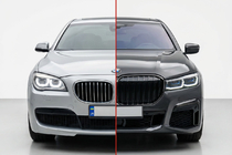 BMW 7 Serie F01/F02 2008–2015 Facelift kit voor G12 M760 (zonder vervanging van kofferdeksel en achterschermen) foto 1
