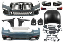 BMW 7 Serie F01/F02 2008–2015 Facelift kit voor G12 M760 (zonder vervanging van kofferdeksel en achterschermen) foto 6