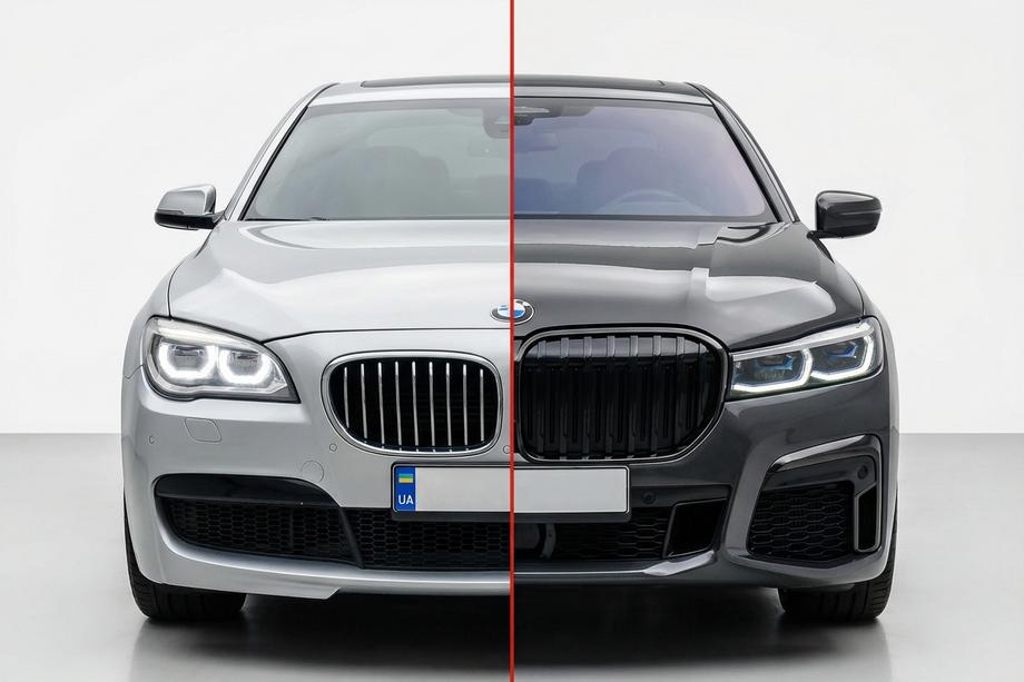 BMW 7 Serie F01/F02 2008–2015 Facelift kit voor G12 M760 (zonder vervanging van kofferdeksel en achterschermen) Image