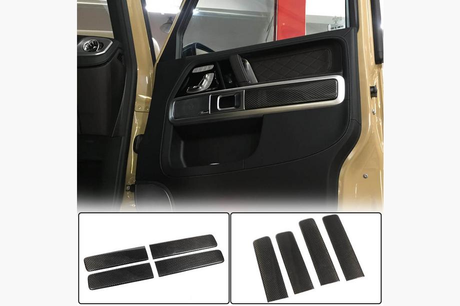 Mercedes G-Klasse W463 2018–2024 Interieur deurpanelen afdeklijsten (dry carbon) Image