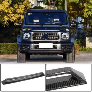 Voorbumper lip V2 (voor G63 AMG, dry carbon) foto 1