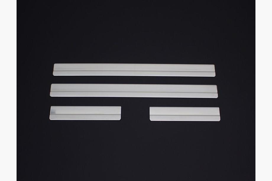 Volkswagen Polo 2001–2009 OmsaLine instaplijsten (set van 4, RVS) Image