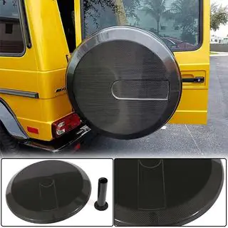 Reservewielkap (voor 2004-2018, dry carbon) Mercedes G-klasse W463 1990–2018 foto 1