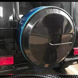 Reservewielkap (voor 2004-2018, dry carbon) Mercedes G-klasse W463 1990–2018 foto 3