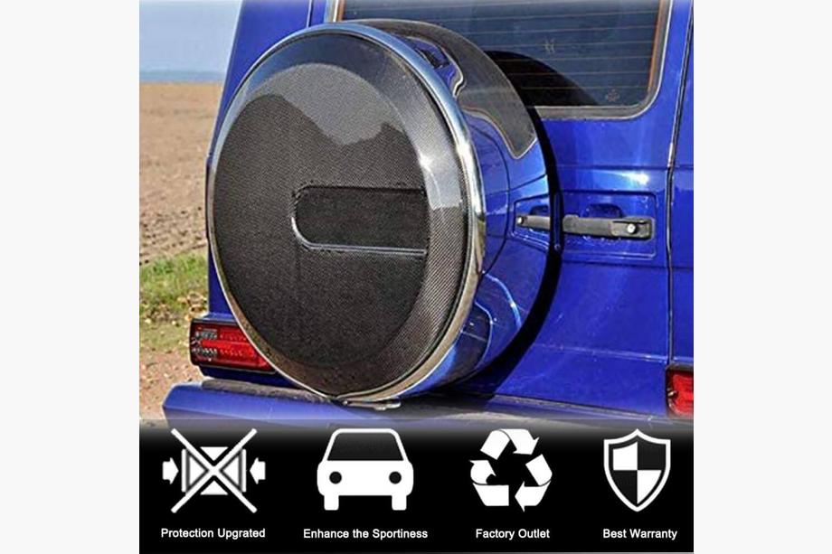 Mercedes G-klasse W463 1990–2018 Reservewielkap (voor 2004-2018, dry carbon) Foto 2