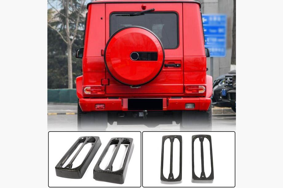Mercedes G-klasse W463 1990–2018 Achterlichtcovers (dry carbon) Image