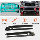Mercedes G-Klasse W463 2018–2024 Carbon mistlampcovers (voor G63 AMG) foto 2