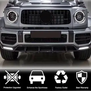 Carbon mistlampcovers (voor G63 AMG) Mercedes G-Klasse W463 2018–2024 foto 3