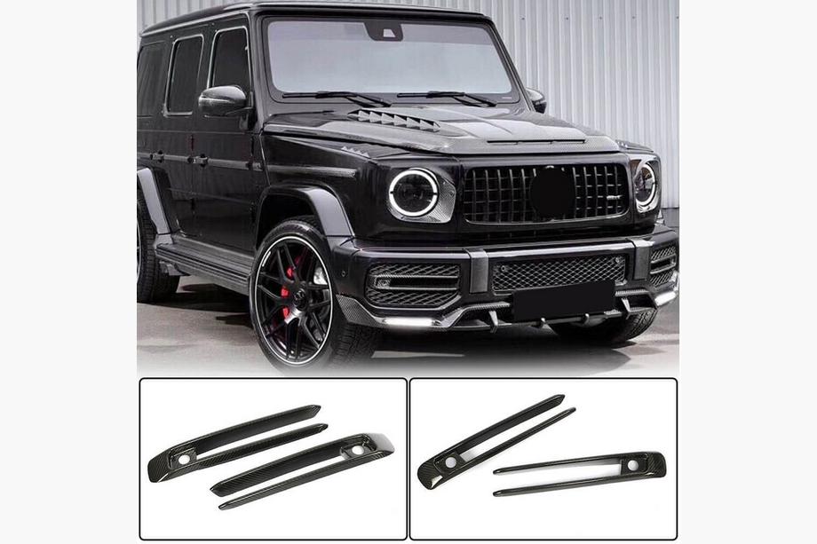 Mercedes G-Klasse W463 2018–2024 Carbon mistlampcovers (voor G63 AMG) Image
