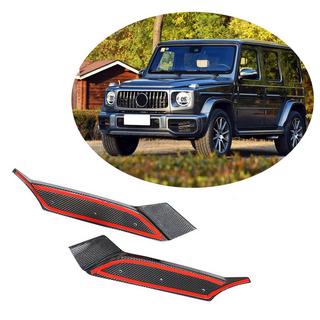 Flap-voorbumperdelen (voor G63 AMG 2019-2021, carbon) foto 1