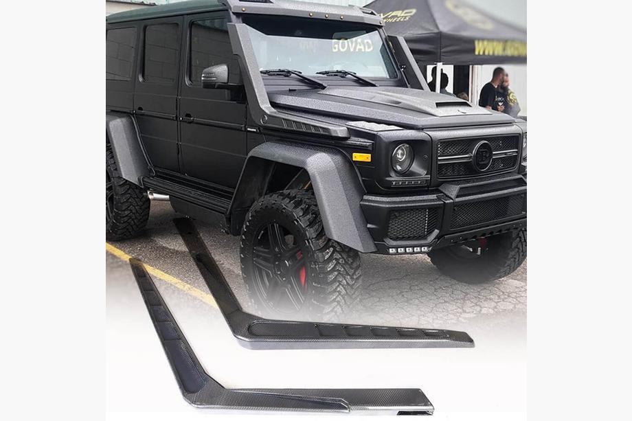 Mercedes G-klasse W463 1990–2018 Snorkel (voor 2004-2018, 2 stuks, carbon) Image