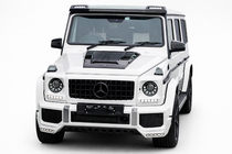 Mercedes G-klasse W463 1990–2018 BRBS motorkapcover (voor 2004-2018, carbon) foto 1