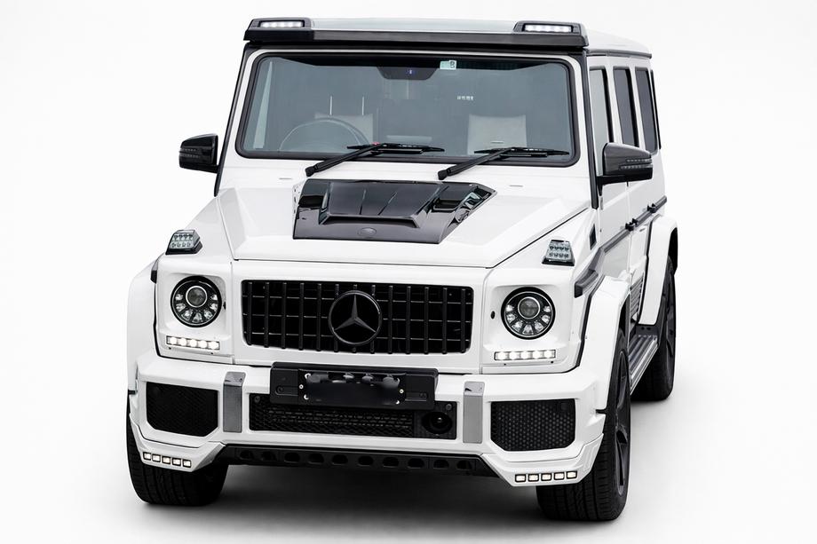 Mercedes G-klasse W463 1990–2018 BRBS motorkapcover (voor 2004-2018, carbon) Image