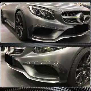 Inserts voor voorbumper (voor AMG-Line 2015-2018, carbon) foto 4