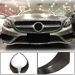 Carbon frontbumper afdeklijsten (voor AMG-Line 2015-2018) foto 2