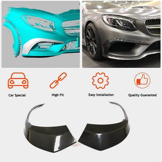 Carbon frontbumper afdeklijsten (voor AMG-Line 2015-2018) foto 3