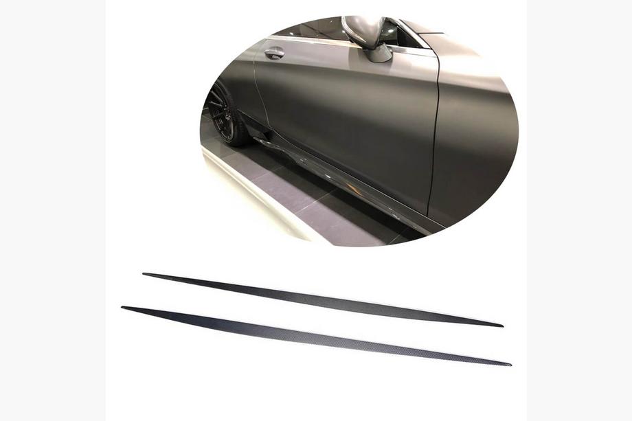 Mercedes S-class C217 Coupé 2014–2020 Zijskirts (voor AMG-Line 2015-2018, carbon) Image