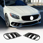 Mercedes S-class C217 Coupé 2014–2020 Inserts voor voorbumper (voor AMG-Line 2015-2018, dry carbon) foto 1