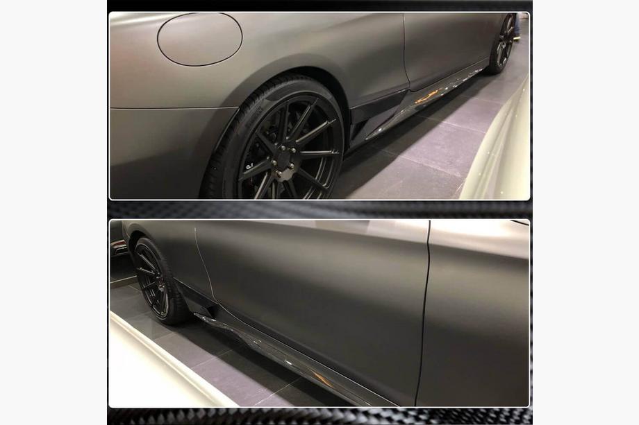 Mercedes S-class C217 Coupé 2014–2020 Zijskirts (voor AMG-Line 2015-2018, Carbon) Foto 3