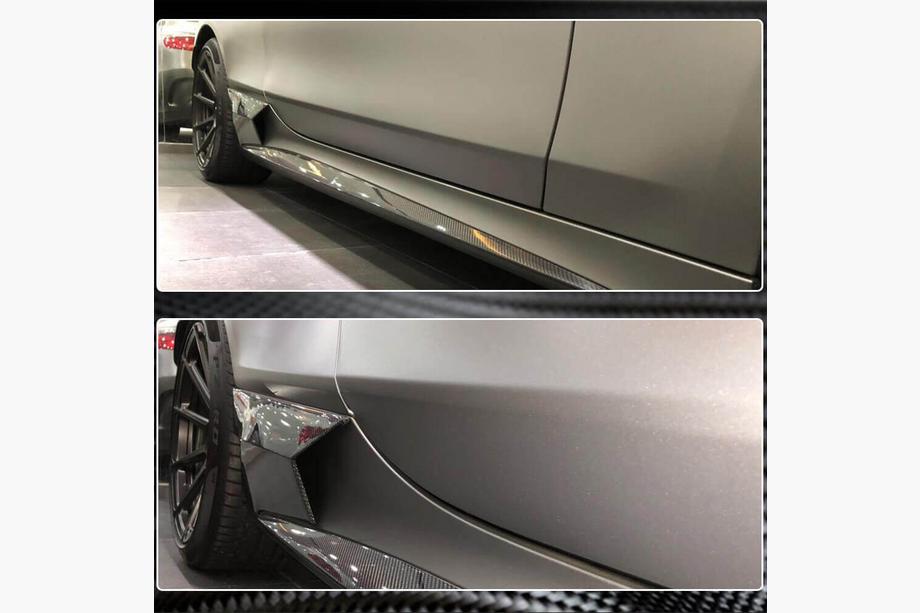 Mercedes S-class C217 Coupé 2014–2020 Zijskirts (voor AMG-Line 2015-2018, Carbon) Foto 4