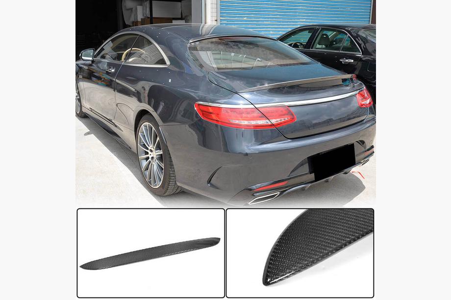 Mercedes S-class C217 Coupé 2014–2020 Spoiler V2 (coupé, carbon) Image