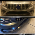 Mercedes S-class C217 Coupé 2014–2020 Front bumperlip V2 (voor AMG-Line 2015-2018, carbon) foto 4