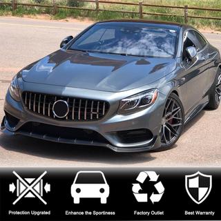 Voorbumper lip spoiler Lip V3 (voor AMG-Line 2015-2018, carbon) foto 3