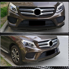 Mercedes GLE Coupé C292 2015–2019 Frontbumper lip (voor GLE43 AMG, carbon) foto 2