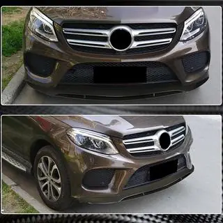 Frontbumper lip (voor GLE43 AMG, carbon) foto 2