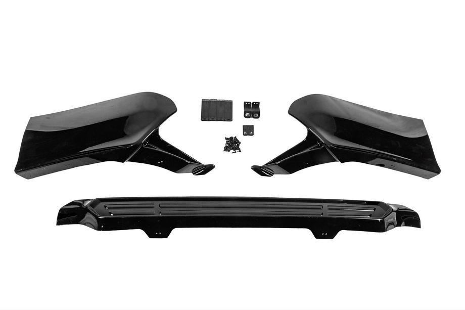 Toyota Land Cruiser Prado 150 2009–2023 Achterdiffuser in 3 delen TRD (voor 2017+) Zwart Foto 2