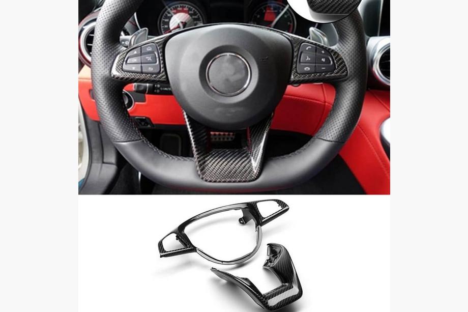 Mercedes GLA X156 2014–2019 Stuurwielcover (carbon) Image
