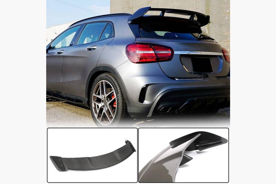 Mercedes GLA X156 2014–2019 Spoiler V2 (Carbon) Image