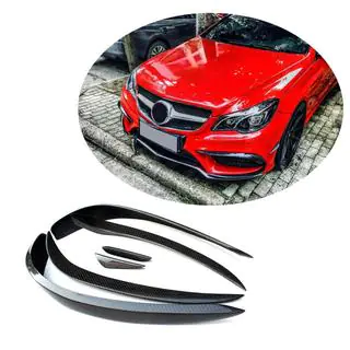 Carbon voorbumper inserts (voor AMG-Line 2014-2016) foto 1