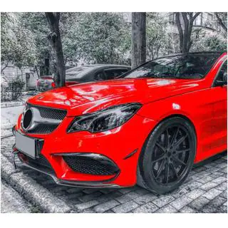 Carbon voorbumper inserts (voor AMG-Line 2014-2016) foto 2
