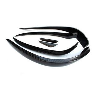 Carbon voorbumper inserts (voor AMG-Line 2014-2016) foto 4