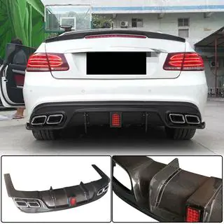 Achterbumper diffuser (voor AMG-Line 2014-2016, carbon) foto 1