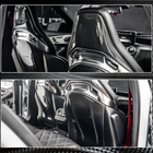 Mercedes CLA C117 2013–2019 Stoelpanelen (Dry carbon) foto 6