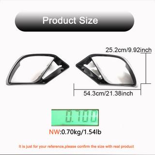 Bumperinserts (voor GT43/GT50/GT53 2018-2022, carbon) foto 4