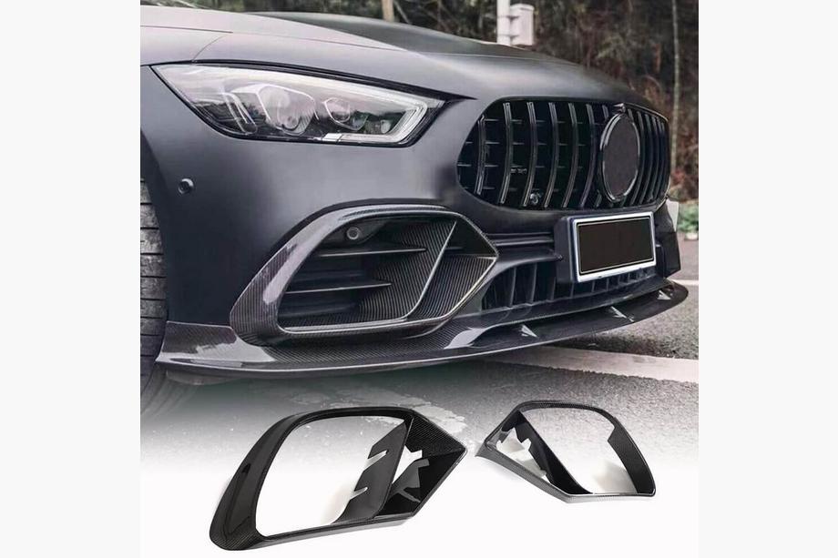 Mercedes AMG GT 4 X290 2018– Bumperinserts (voor GT43/GT50/GT53 2018-2022, carbon) Image