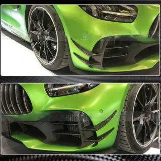 Voorbumper covers V1 (voor GT R 2016-2019, Carbon) foto 4