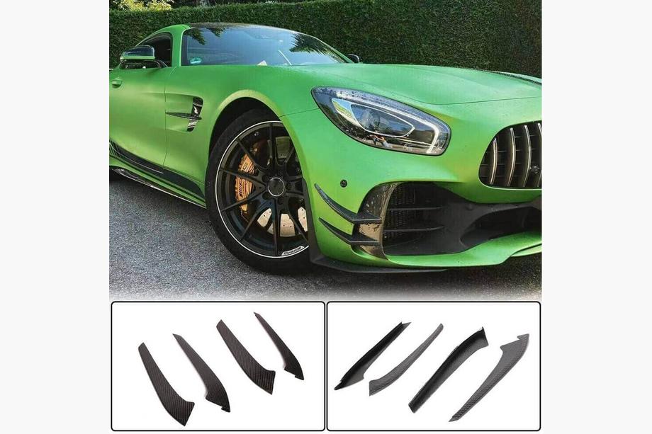 Mercedes AMG GT C190/R190 2014–2022 Voorbumper covers V1 (voor GT R 2016-2019, Carbon) Image
