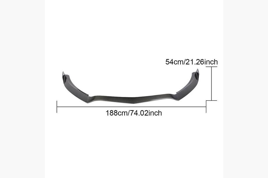 Mercedes AMG GT C190/R190 2014–2022 Voorbumper lip Lip (voor GT R 2016-2019, carbon) Foto 6