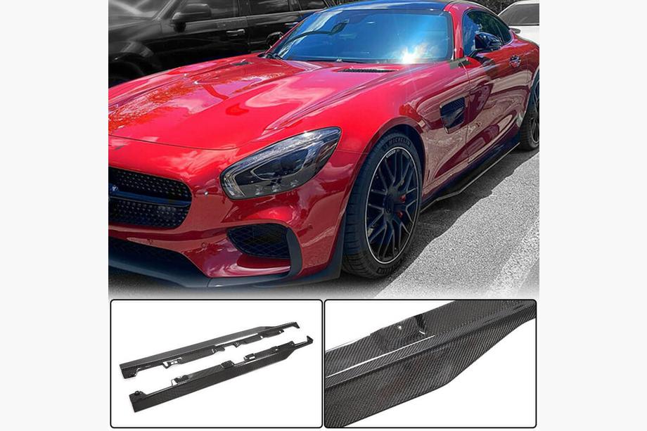 Mercedes AMG GT C190/R190 2014–2022 Zijskirts (voor 2015-2017, carbon) Image