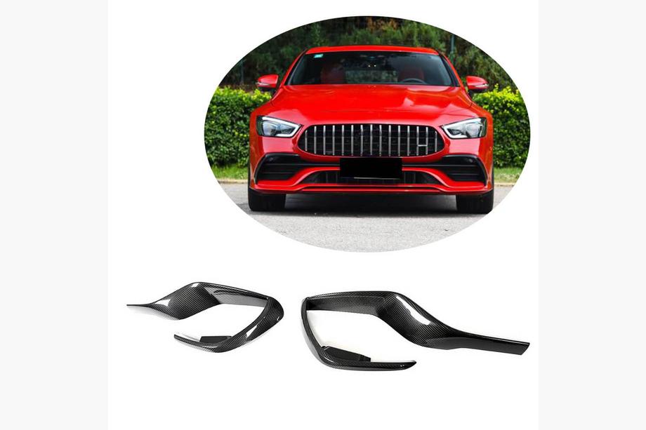 Mercedes AMG GT 4 X290 2018– Afdekkappen voor de voorbumper (voor GT43/GT50/GT53 2018-2022, carbon) Image