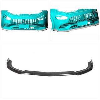 Voorbumper lip Lip (voor GT43/GT50/GT53 2018-2022, carbon) foto 2