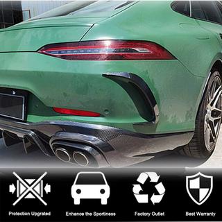 Achterbumper covers V2 (voor GT63 2018-2022, carbon) foto 3