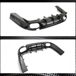 Achterbumper diffuser (voor GT43/GT50/GT53 2018-2022, carbon) foto 4