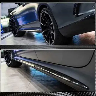 Sideskirts (voor GT53 2018-2022, dry carbon) foto 4